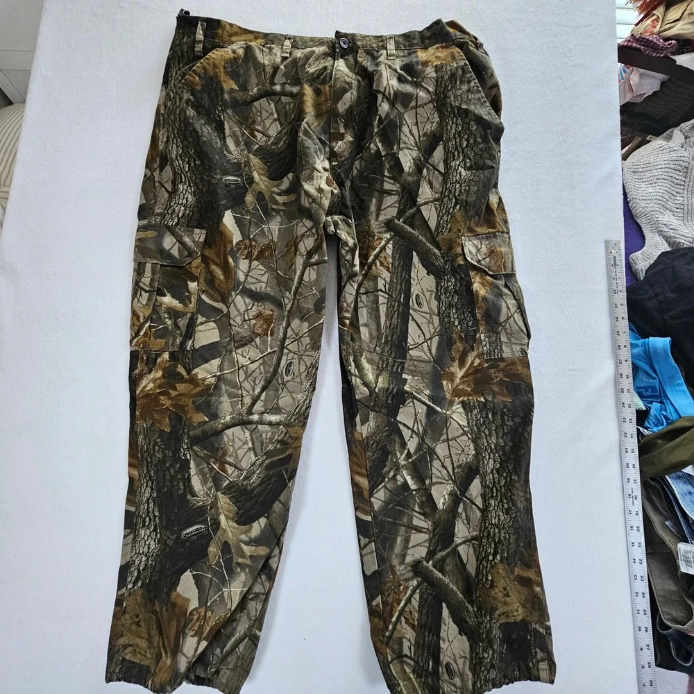 Outfitters Ridge Mens 3XL Realtree Camo Cargo Pants Organic Cotton 48x31 Hunting - Picture 6 of 10